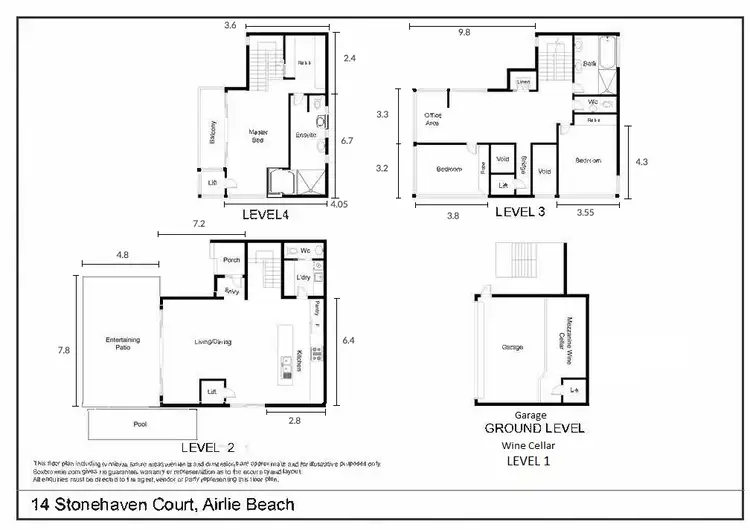 Floorplan of Homely house listing, 16 Stonehaven Court, Airlie Beach QLD 4802