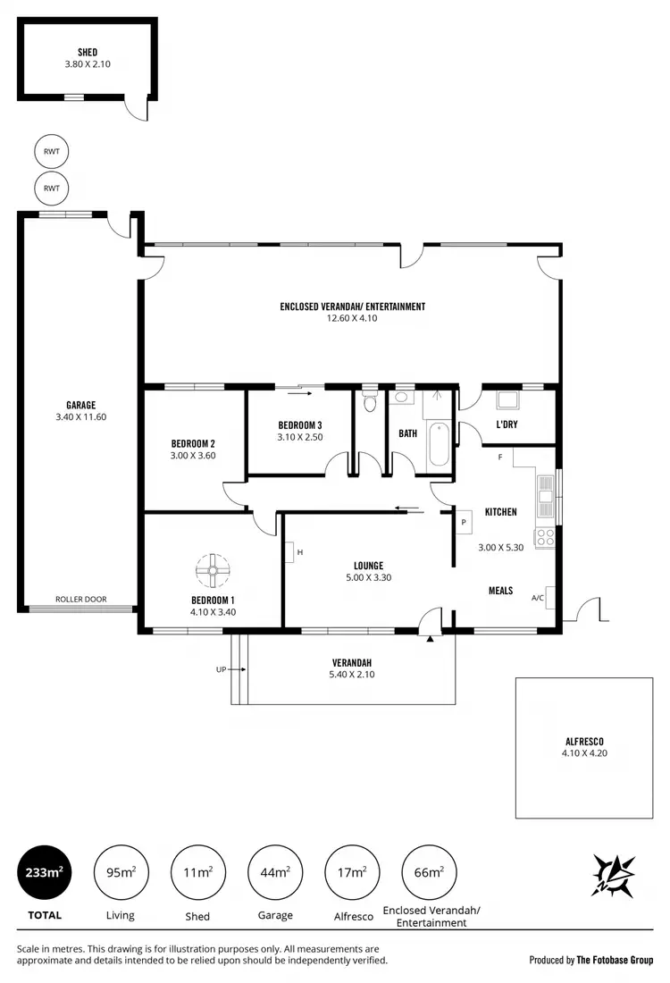 Floorplan of Homely house listing, 12 Filmer Avenue, Para Hills SA 5096