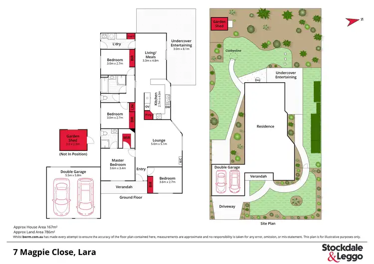 Floorplan of Homely house listing, 7 Magpie Close, Lara VIC 3212
