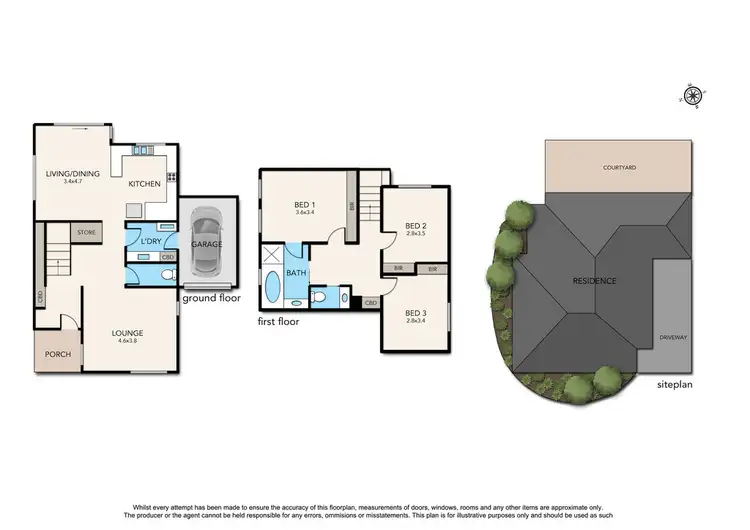 Floorplan of Homely unit listing, 5/1 Young Road, Hallam VIC 3803