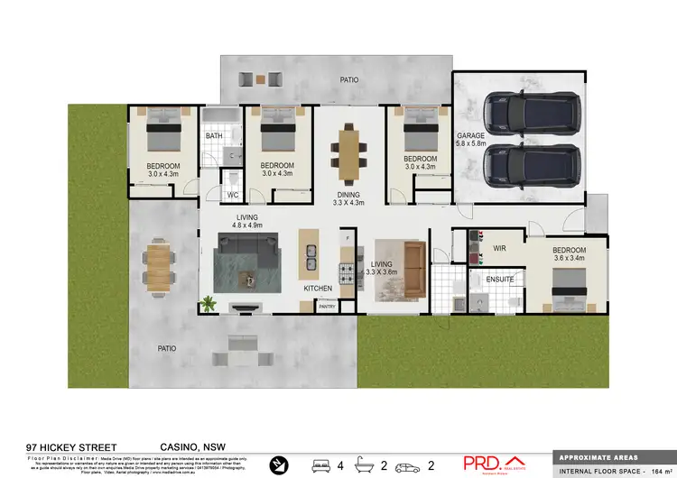 Floorplan of Homely house listing, 97 Hickey Street, Casino NSW 2470