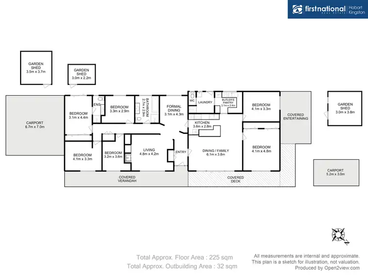 Floorplan of Homely house listing, 75 Mountain Road, Allens Rivulet TAS 7150