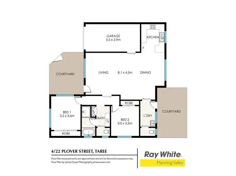 Floorplan of Homely unit listing, 4/22 Plover Street, Taree NSW 2430