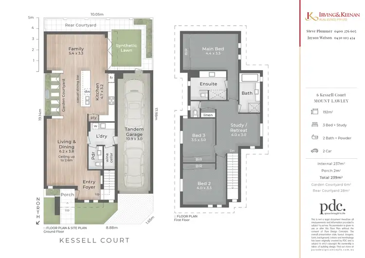 Floorplan of Homely house listing, 6 Kessell Court, Mount Lawley WA 6050