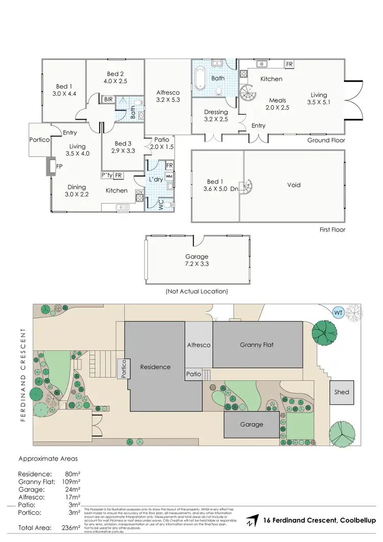 Floorplan of Homely house listing, 16 Ferdinand Crescent, Coolbellup WA 6163