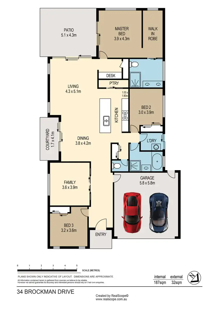 Floorplan of Homely house listing, 34 Brockman Drive, Upper Kedron QLD 4055