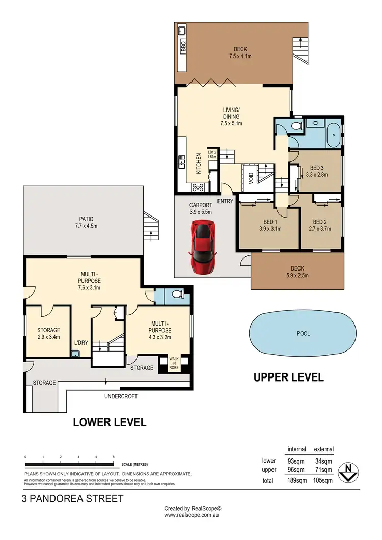 Floorplan of Homely house listing, 3 Pandorea Street, Everton Hills QLD 4053