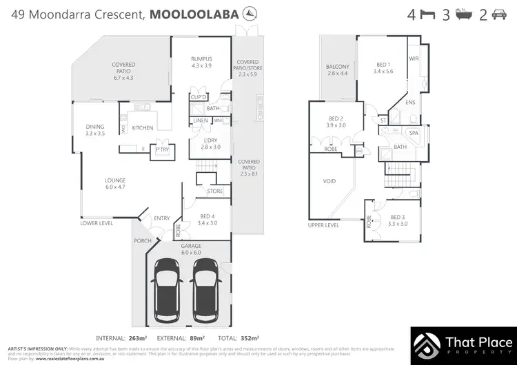 Floorplan of Homely house listing, 49 Moondarra Crescent, Mooloolaba QLD 4557