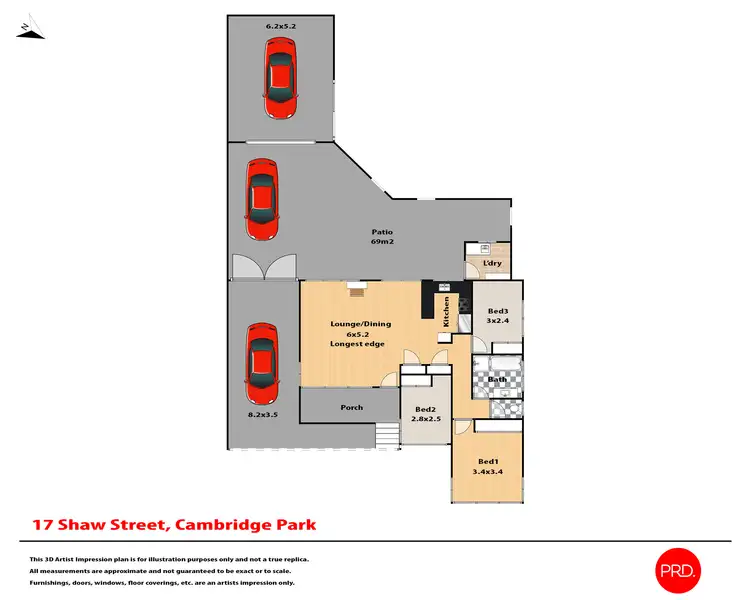 Floorplan of Homely house listing, 17 Shaw Street, Cambridge Park NSW 2747