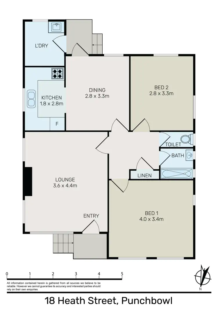 Floorplan of Homely house listing, 18 Heath Street, Punchbowl NSW 2196