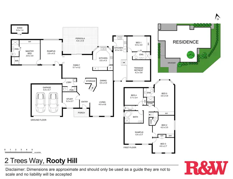 Floorplan of Homely house listing, 2 Trees Way, Rooty Hill NSW 2766