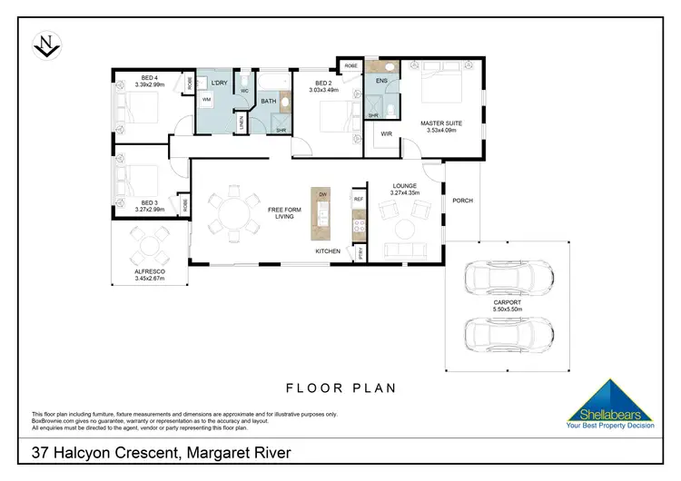 Floorplan of Homely house listing, 37 Halcyon Crescent, Margaret River WA 6285