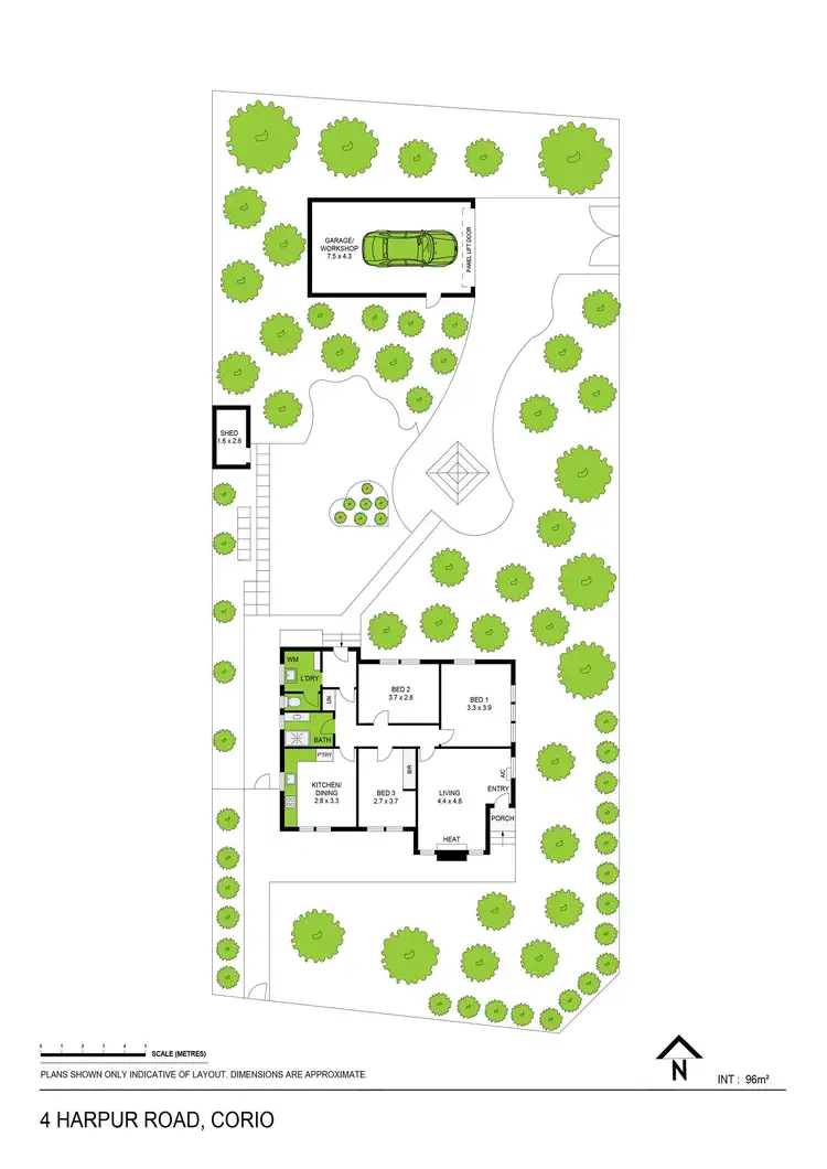 Floorplan of Homely house listing, 4 Harpur Road, Corio VIC 3214