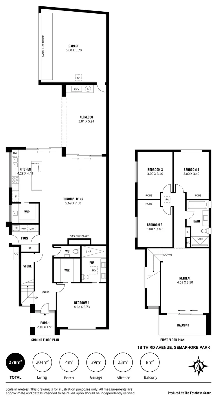 Floorplan of Homely house listing, 1B Third Avenue, Semaphore Park SA 5019