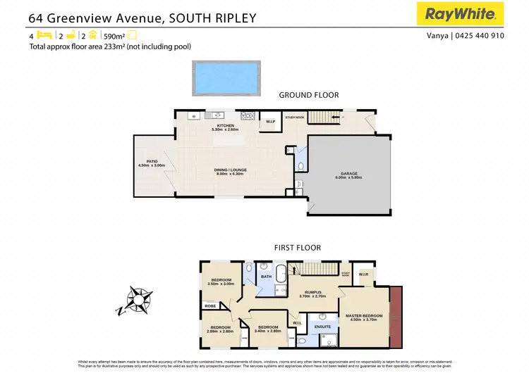 Floorplan of Homely house listing, 64 Greenview Avenue, South Ripley QLD 4306