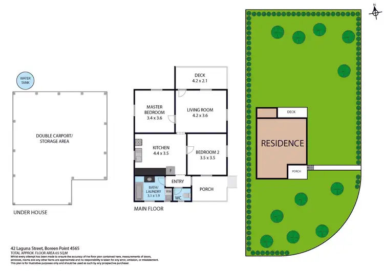 Floorplan of Homely house listing, 42 Laguna Street, Boreen Point QLD 4565