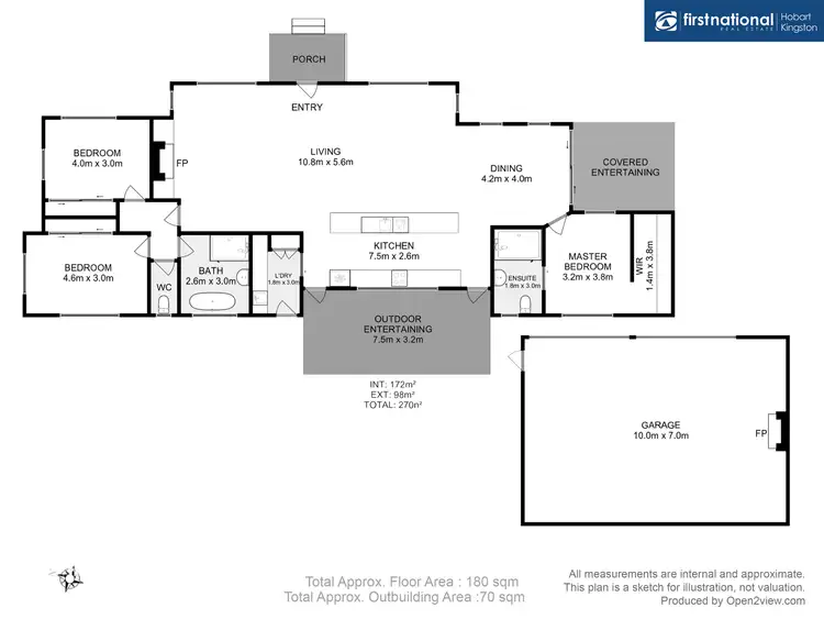 Floorplan of Homely house listing, 17 Silver Hill Road, Cygnet TAS 7112