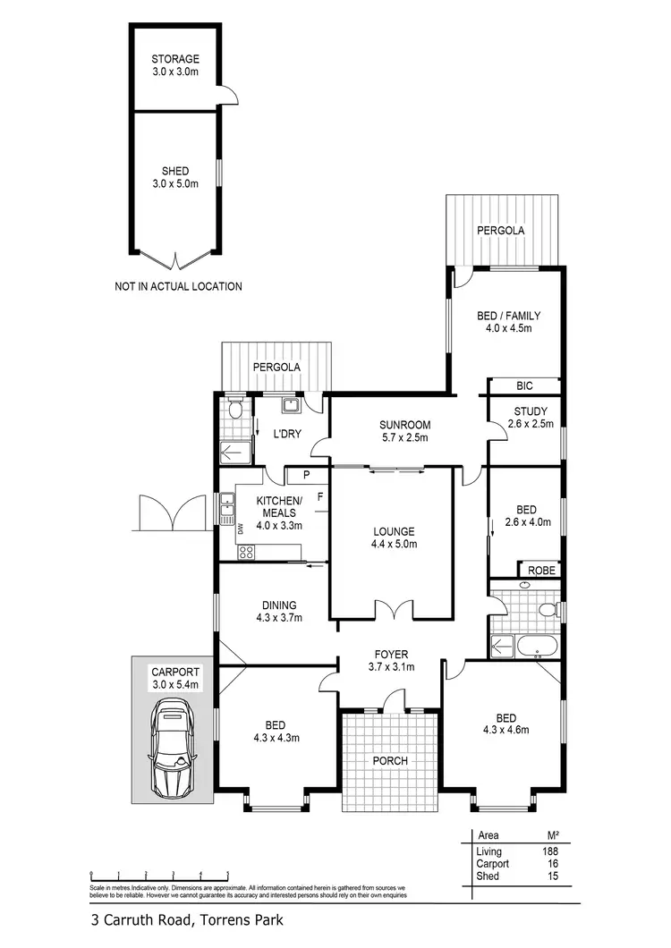 Floorplan of Homely house listing, 3 Carruth Road, Torrens Park SA 5062