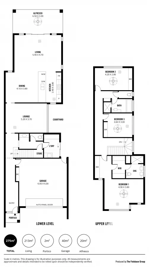 Floorplan of Homely house listing, 37a Whimpress Ave, Findon SA 5023