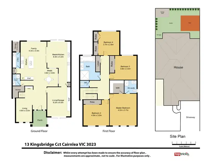 Floorplan of Homely house listing, 13 Kingsbridge Circuit, Cairnlea VIC 3023