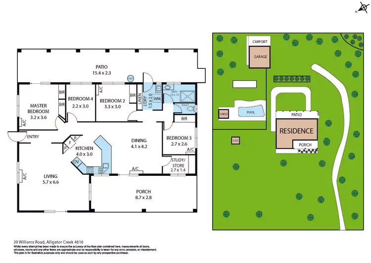 Floorplan of Homely house listing, 39 Williams Road, Alligator Creek QLD 4816