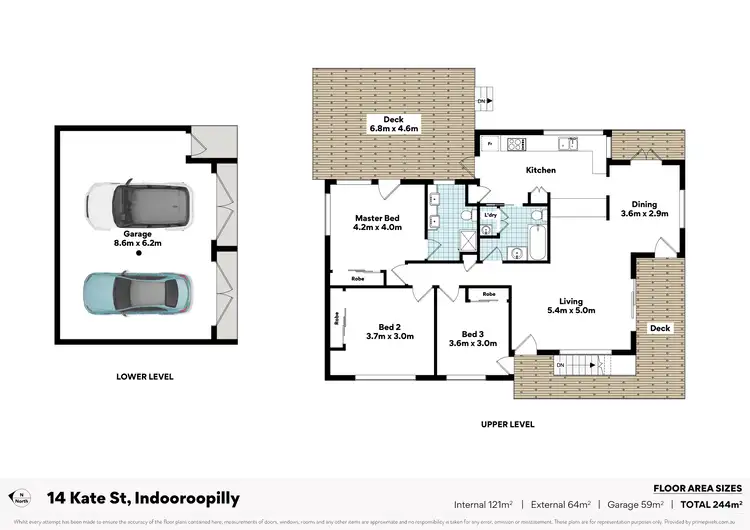 Floorplan of Homely house listing, 14 Kate Street, Indooroopilly QLD 4068
