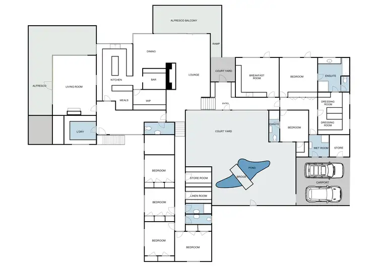 Floorplan of Homely rural property listing, 622 Andrew Rd, Tamleugh North VIC 3669