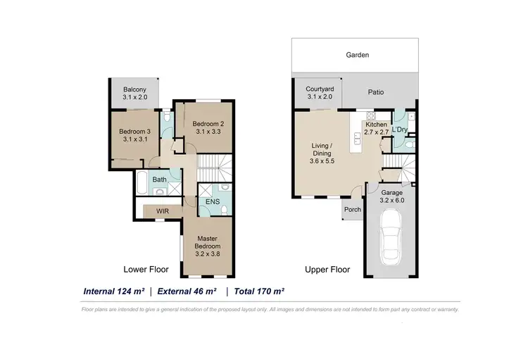 Floorplan of Homely townhouse listing, 94/22 Creekside Terrace, Albany Creek QLD 4035
