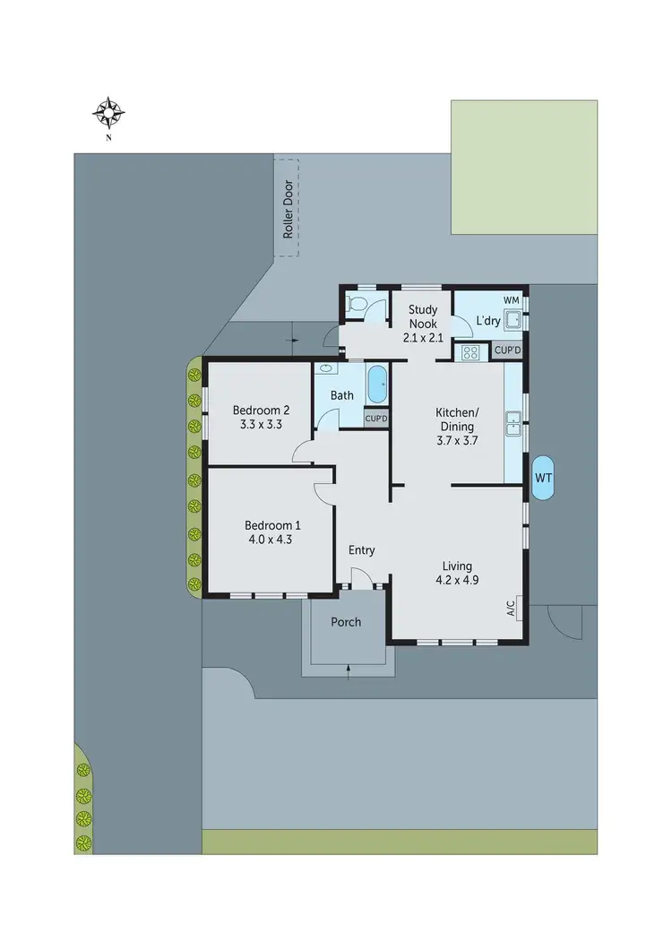 Floorplan of Homely house listing, 1/163 Separation Street, Bell Park VIC 3215