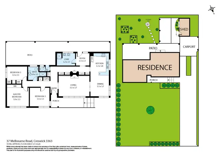 Floorplan of Homely house listing, 37 Melbourne Road, Creswick VIC 3363