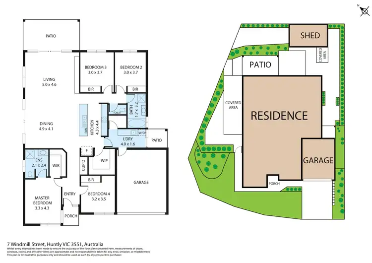 Floorplan of Homely house listing, 7 Windmill Street, Huntly VIC 3551