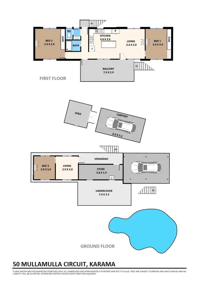 Floorplan of Homely house listing, 50 Mullamulla Circuit, Karama NT 812