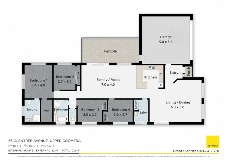 Floorplan of Homely house listing, 56 Glentree Avenue, Upper Coomera QLD 4209