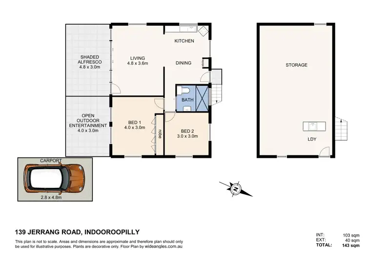 Floorplan of Homely house listing, 139 Jerrang Street, Indooroopilly QLD 4068