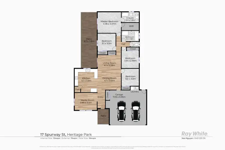 Floorplan of Homely house listing, 17 Spurway Street, Heritage Park QLD 4118