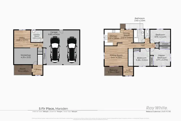 Floorplan of Homely house listing, 5 Fir Place, Marsden QLD 4132