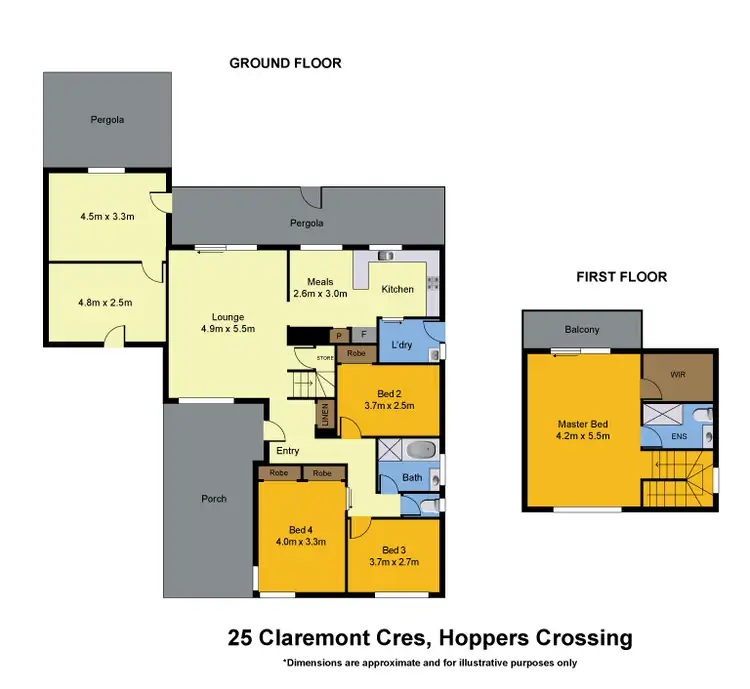 Floorplan of Homely house listing, 25 Claremont Crescent, Hoppers Crossing VIC 3029