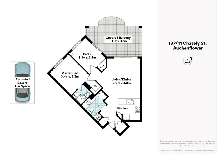 Floorplan of Homely apartment listing, 137/11 Chasely Street, Auchenflower QLD 4066