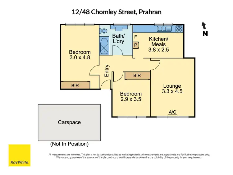 Floorplan of Homely apartment listing, 12/48 Chomley Street, Prahran VIC 3181