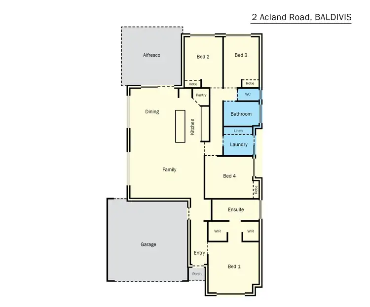 Floorplan of Homely house listing, 2 Acland Road, Baldivis WA 6171