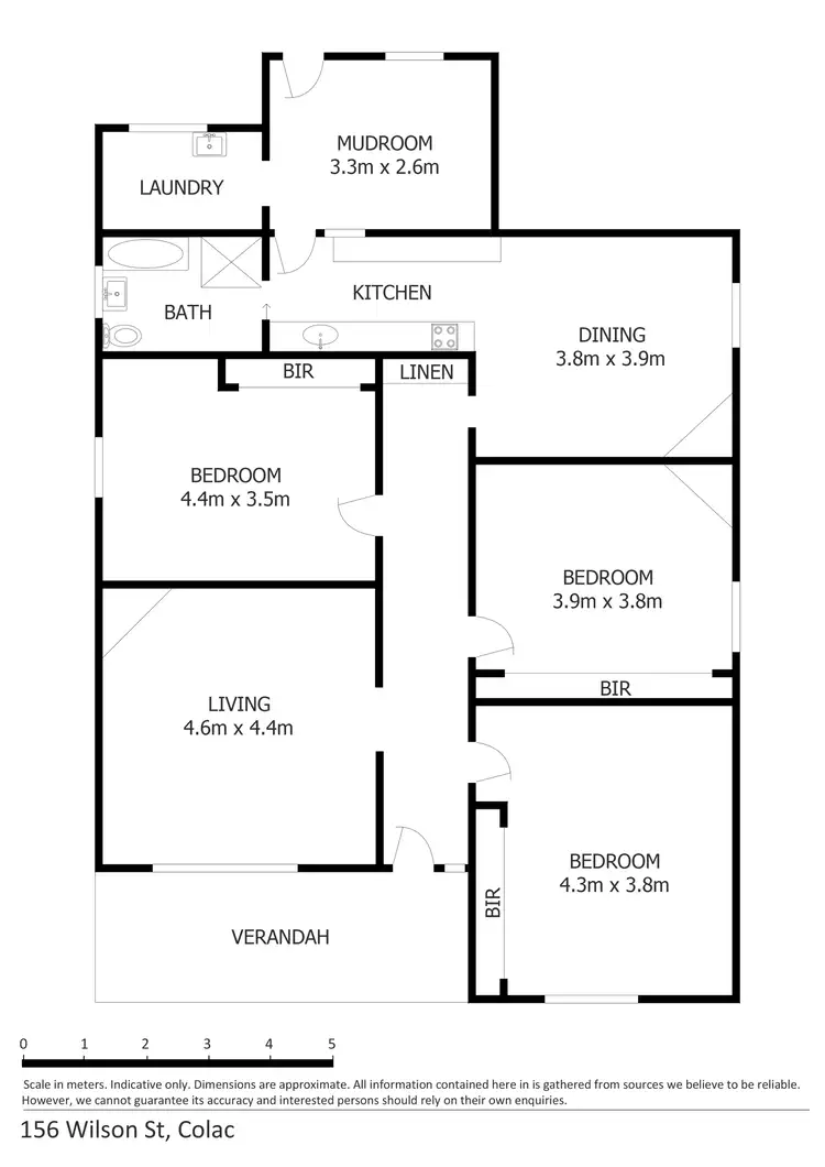 Floorplan of Homely house listing, 156 Wilson Street, Colac VIC 3250