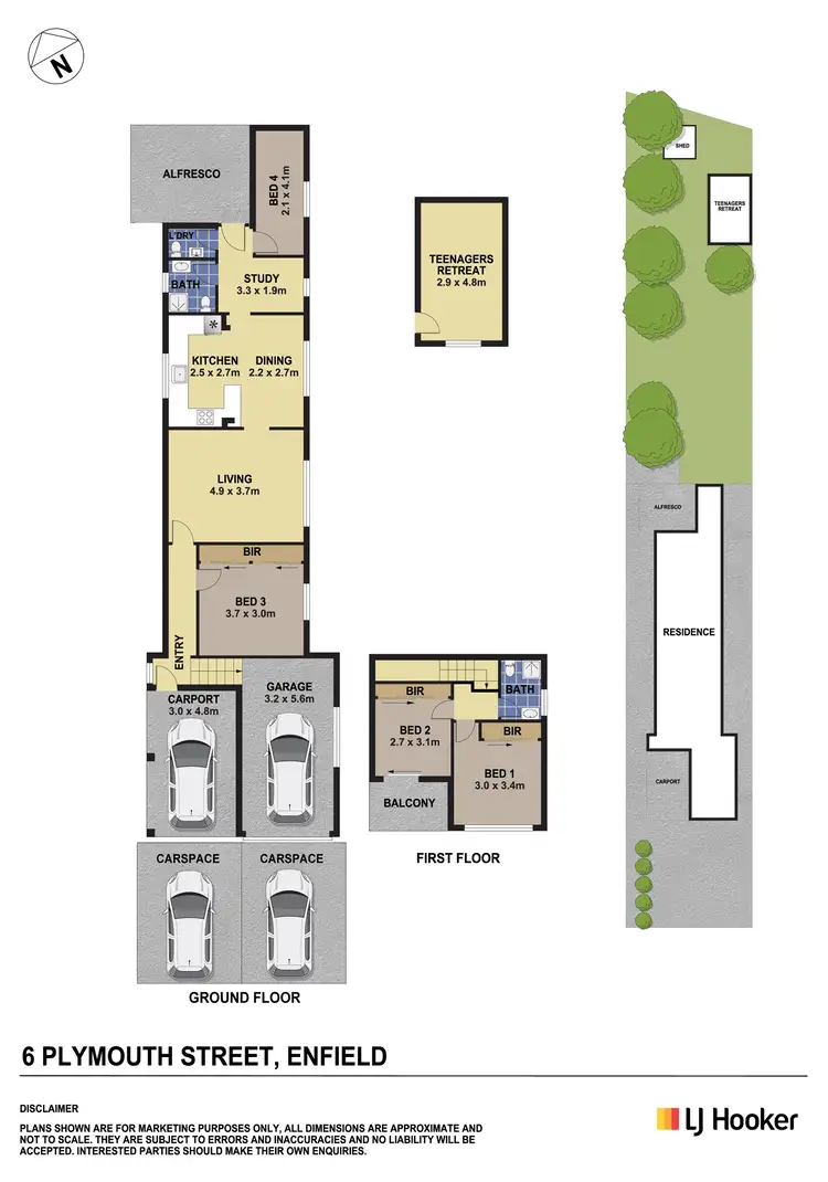 Floorplan of Homely house listing, 6 Plymouth Street, Enfield NSW 2136
