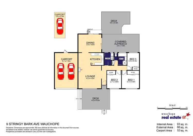 Floorplan of Homely house listing, 9 Stringy Bark Avenue, Wauchope NSW 2446