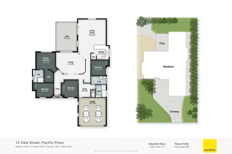Floorplan of Homely house listing, 12 Hale Street, Pacific Pines QLD 4211