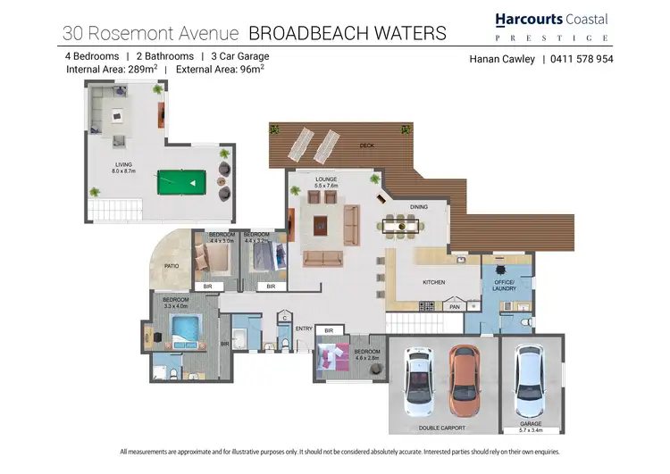 Floorplan of Homely house listing, 30 Rosemont Avenue, Broadbeach Waters QLD 4218