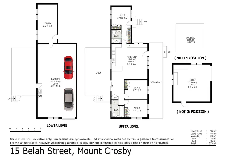 Floorplan of Homely rural property listing, 15 Belah Street, Mount Crosby QLD 4306