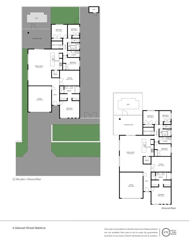 Floorplan of Homely house listing, 6 Oakwell Street, Baldivis WA 6171