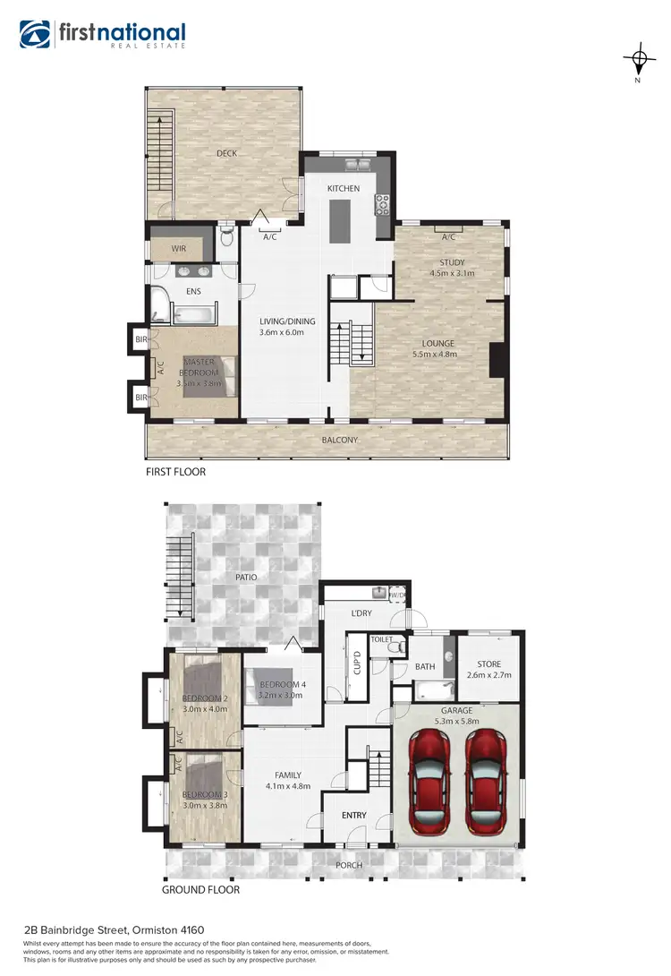 Floorplan of Homely house listing, 2B Bainbridge Street, Ormiston QLD 4160