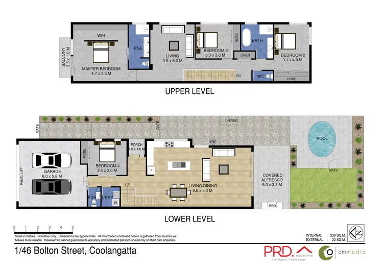 Floorplan of Homely semi-detached listing, 1/46 Bolton Street, Coolangatta QLD 4225