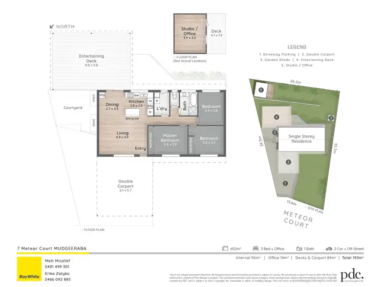 Floorplan of Homely house listing, 7 Meteor Court, Mudgeeraba QLD 4213